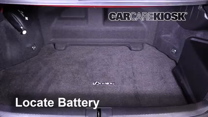 2015 Lexus ES300h 2.5L 4 Cyl. Battery Replace